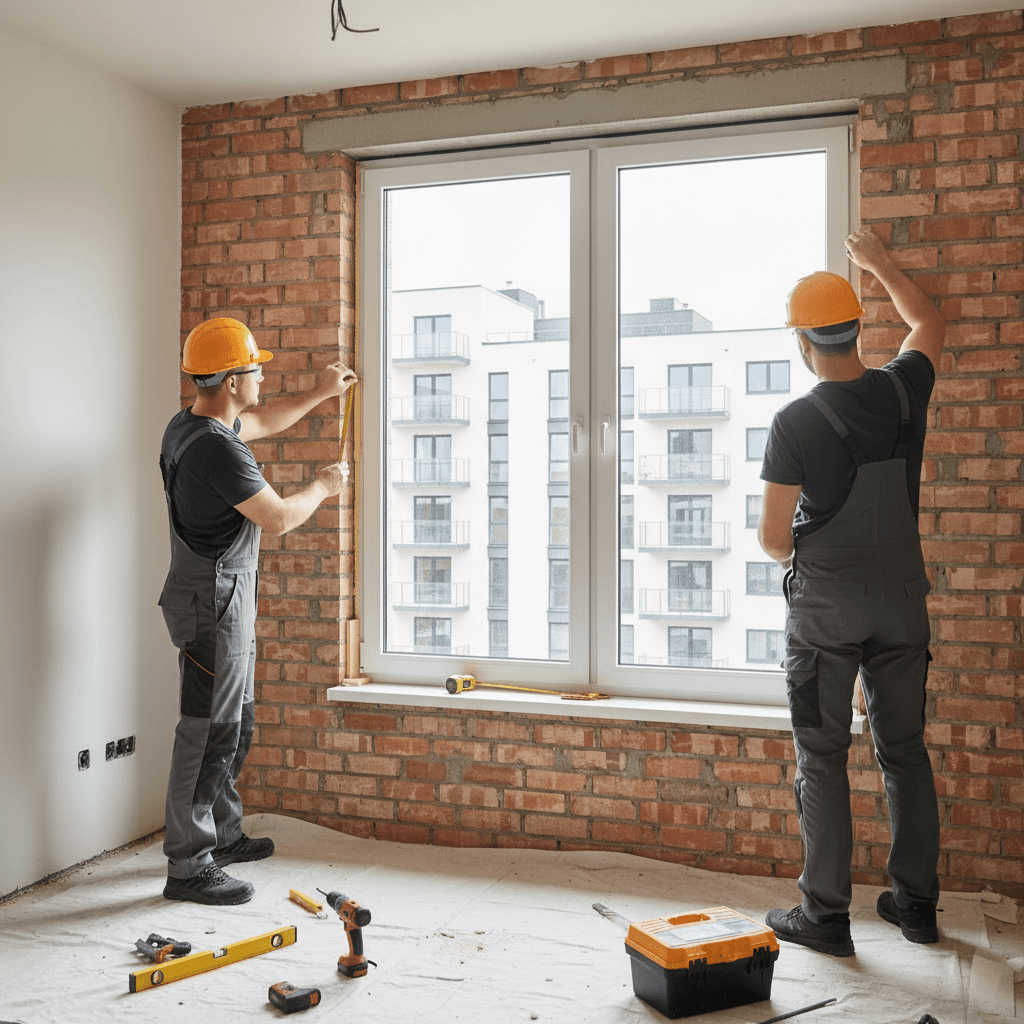Монтаж окон